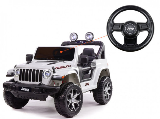 Dětské autíčko Jeep Wrangler Rubicon 4x4 - náhradní volant