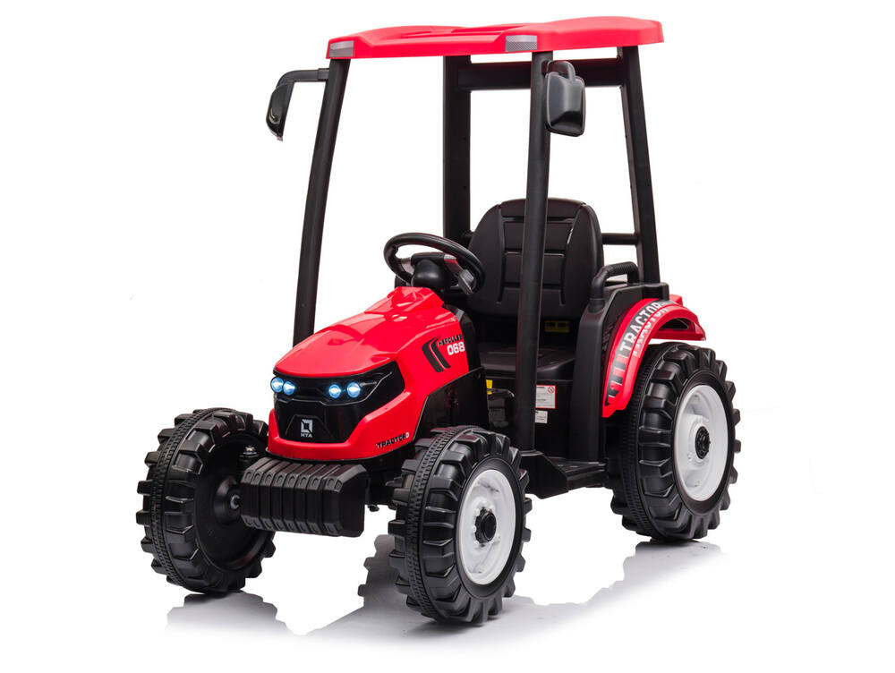 Elektrický traktor pro děti andos Hercules 24V/400W, červený